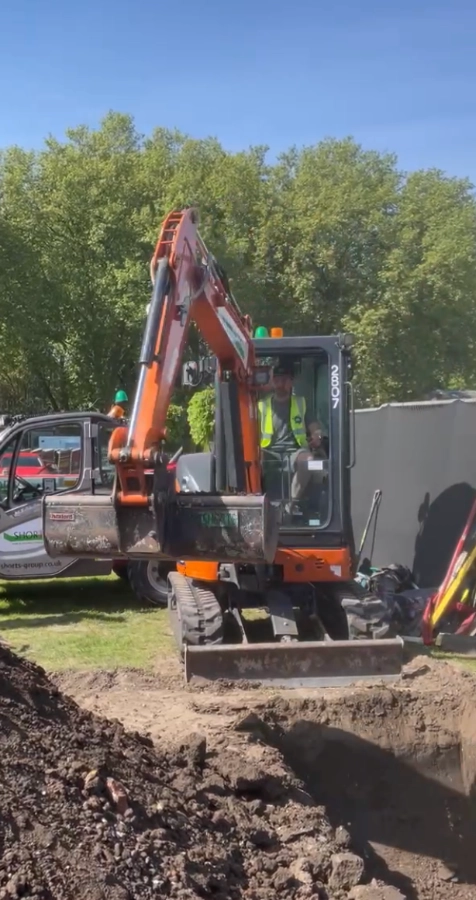 Digger Guys customer image for ground works, hire mini digger with driver leatherhead, operated mini digger hire, mini digger and driver hire ashtead, mini digger and driver hire oxshott, hire mini digger with driver reigate, mini digger and driver hire, mini digger hire with driver walton on the hill. Serving the Tadworth area.