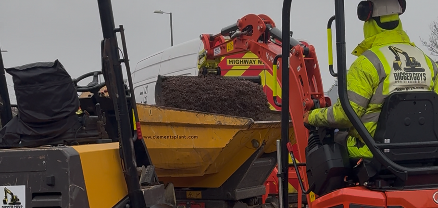 Carousel Image for Digger Guys is located in Tadworth and has to offer  Digger Guys Ground Works  Groundworks  Foundations & Footings  Drainage  Hard Landscaping Ground Works in Tadworth